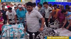 Nine family members laid to rest side by side after tragic road crash