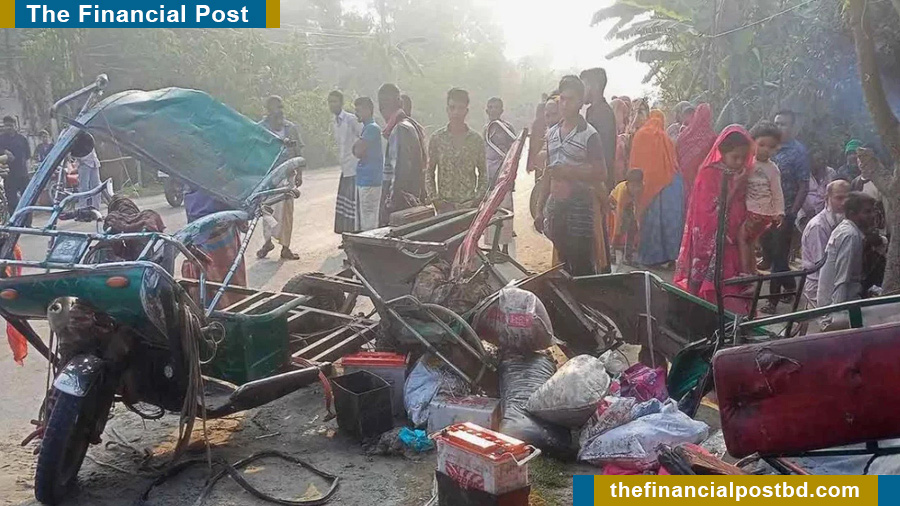 Truck, auto-rickshaw collision kills 3 in Natore 