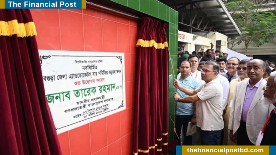 PM launches e-bail bond system in 7 districts, opens Bogura bar association building