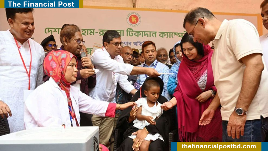 PM launches nationwide measles-rubella vaccination campaign