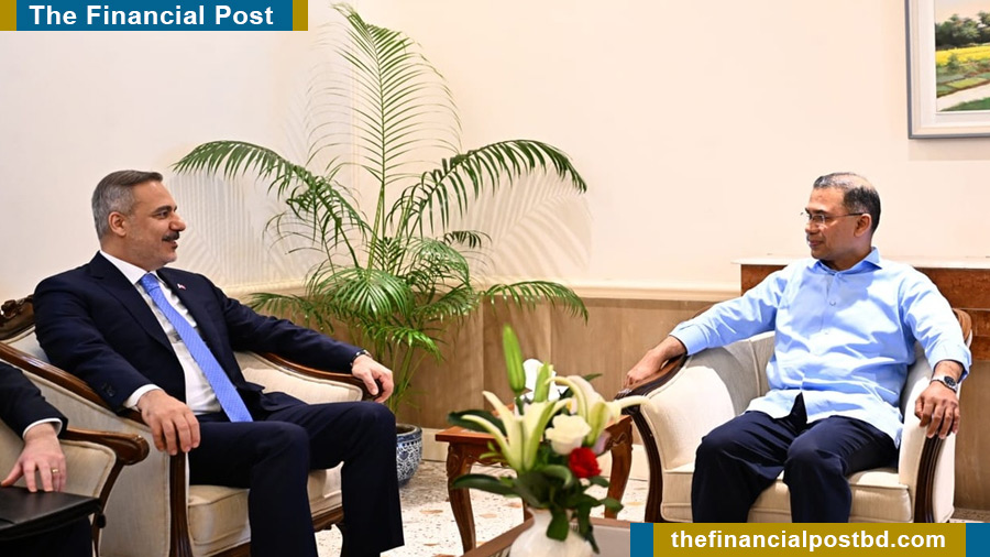 Turkish FM Hakan Fidan meets with Bangladesh PM Tarique Rahman