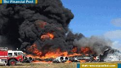 Eight dead in fiery US B-52 bomber crash in California