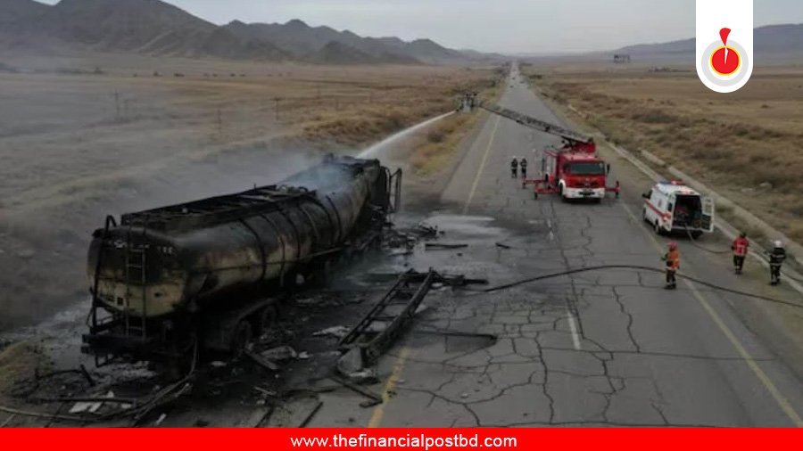 Fuel tanker blast in western Iran kills 10